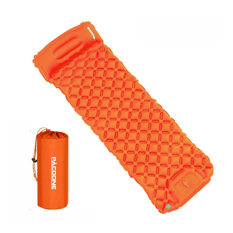 Camping Sleeping Pad Built-In Pump & Integrated Pillow Waterproof