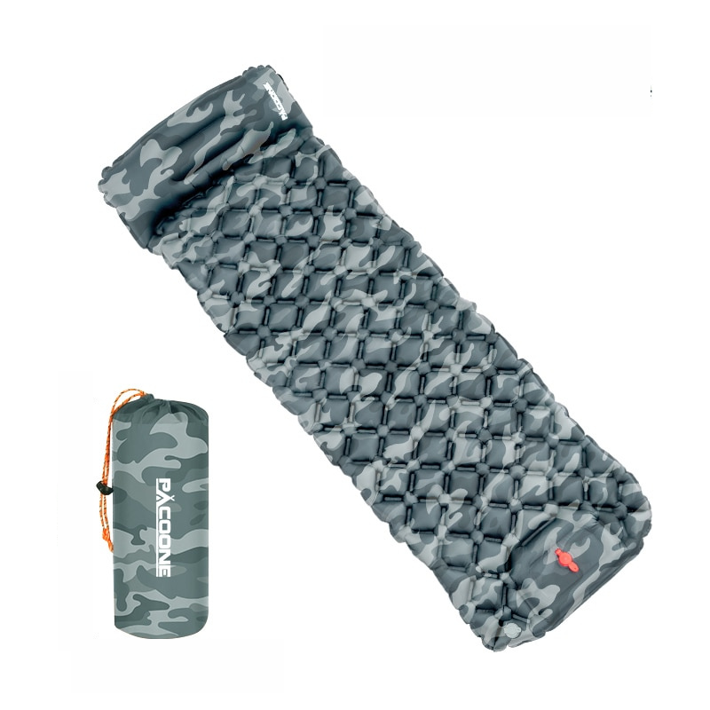 Camping Sleeping Pad Built-In Pump & Integrated Pillow Waterproof