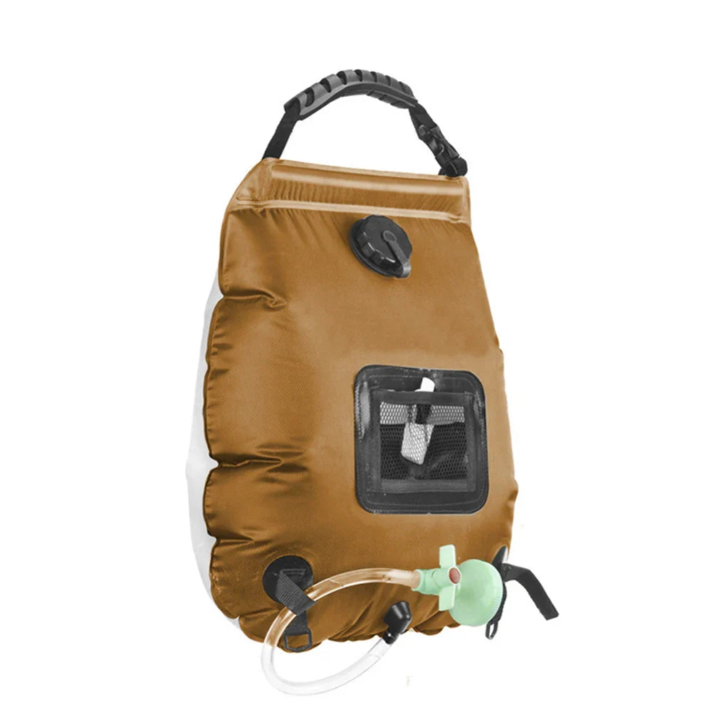 Camping Solar Shower 5.3 Gallon Detachable Hose