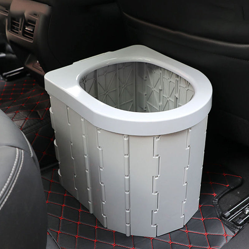 Camping Toilet Foldable Space-Saving Supports 397 Lbs