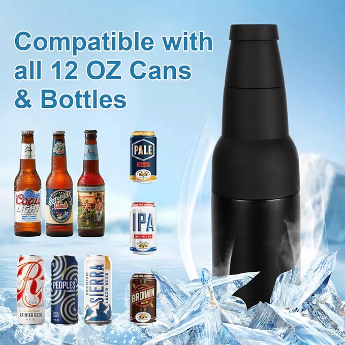 Can & Bottle Sleeve Stainless Steel Vacuum-Insulated