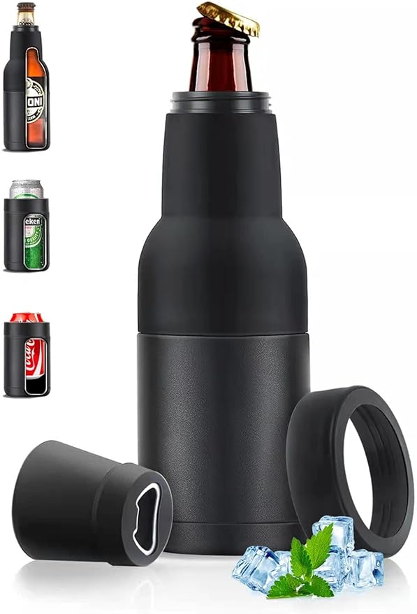 Can & Bottle Sleeve Stainless Steel Vacuum-Insulated