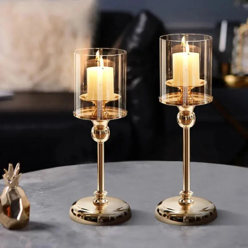 Candle Holder Nordic Metal Tabletop Accent