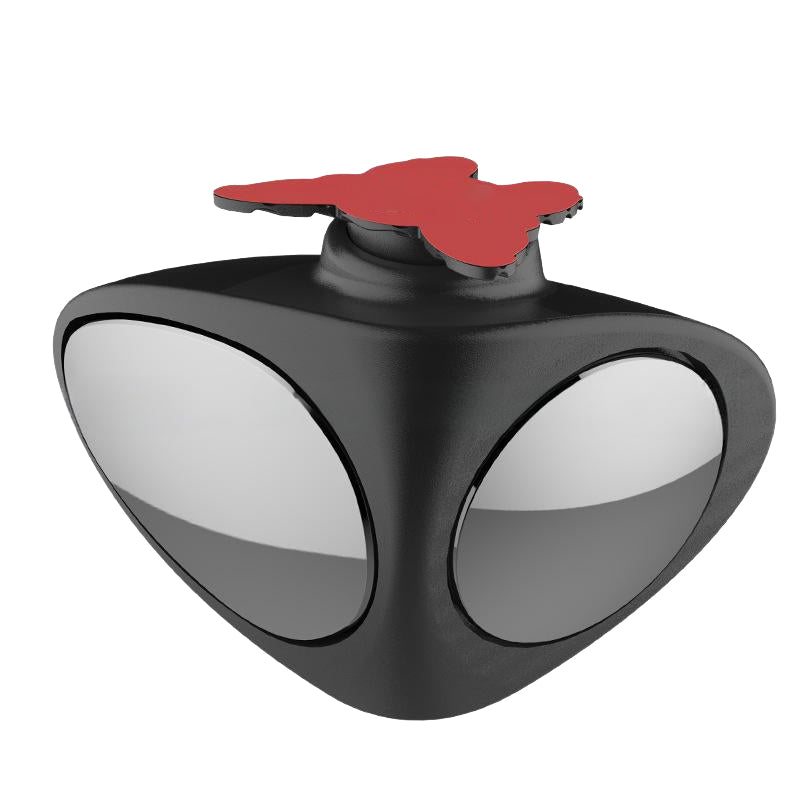Car Auxiliary Mirror Dual-View HD Glass Weatherproof Mount