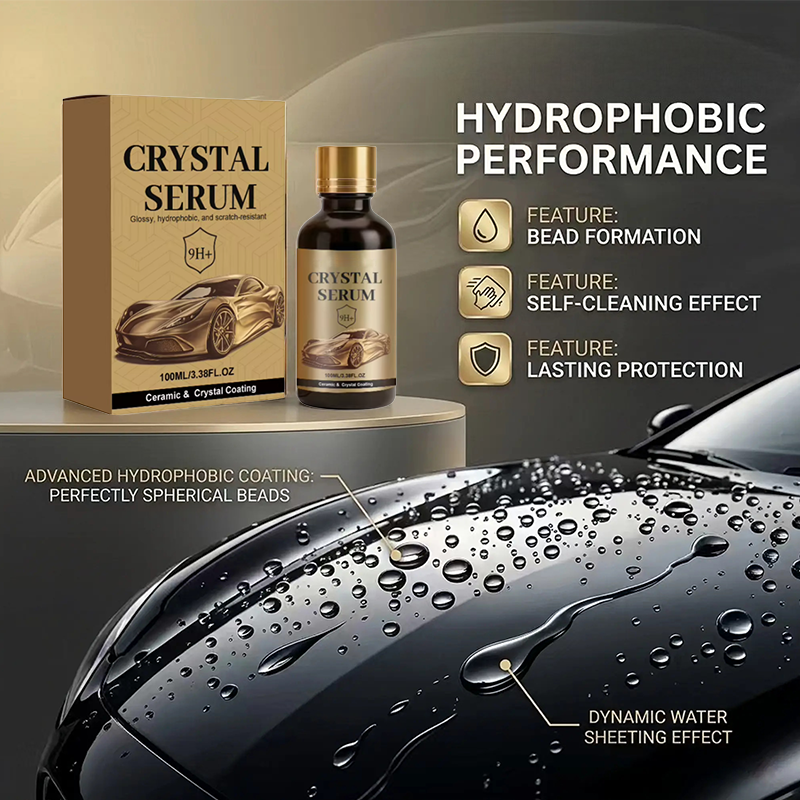 Car Ceramic Coating 9H Hardness Hydrophobic & Deep Gloss