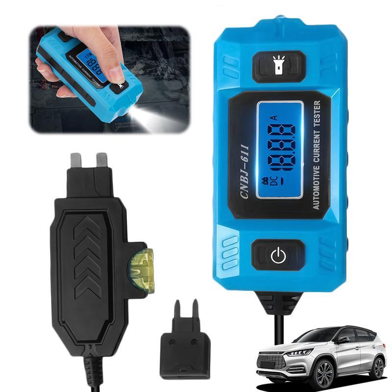Car Current Tester 0.01–19.99A Backlit Display & LED Light