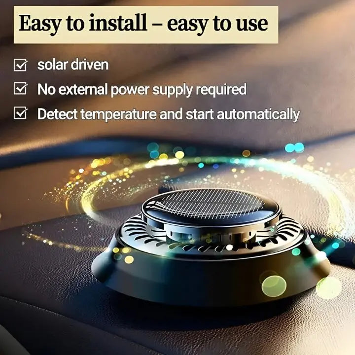 Car De-Icer Solar-Assisted Odor Neutralizing