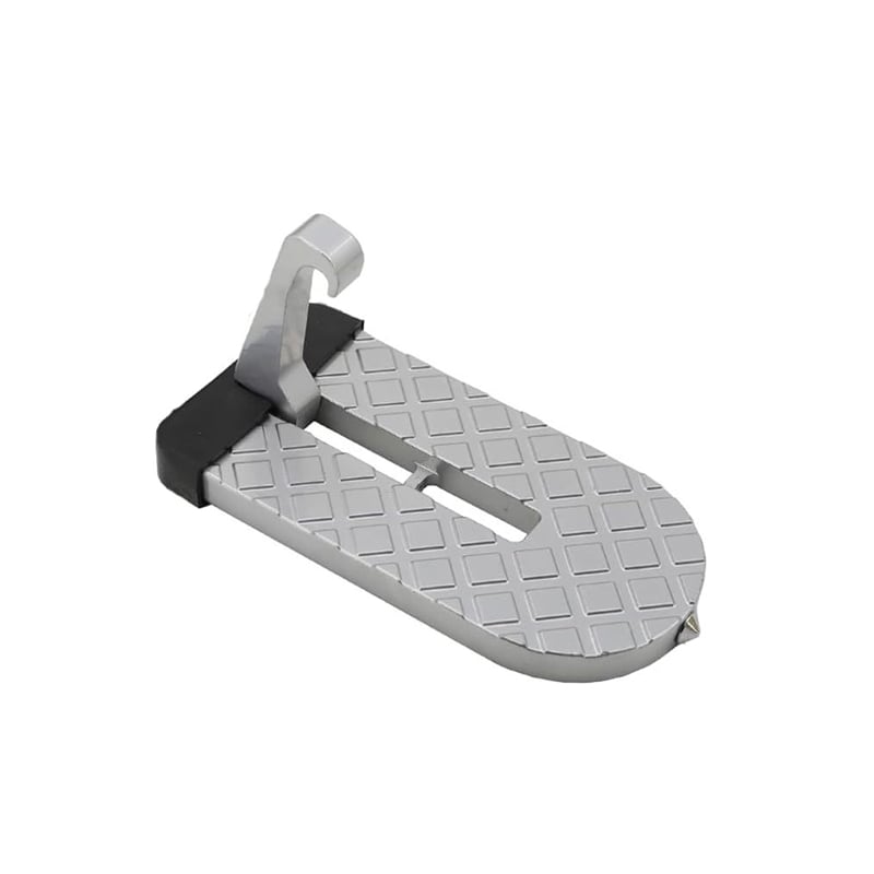 Car Door Step Aluminum Non-Slip With Emergency Hammer