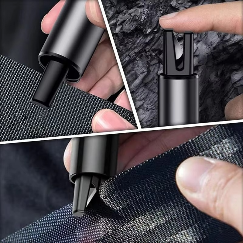 Car Escape Tool Compact Glass Breaker & Seatbelt Cutter