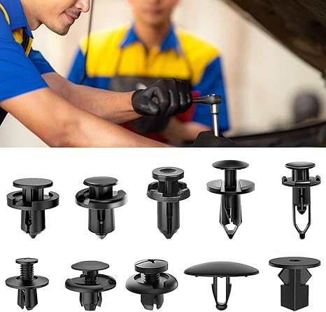 Car Fastener Clip Kit 680 Pieces Corrosion-Resistant PP Plastic