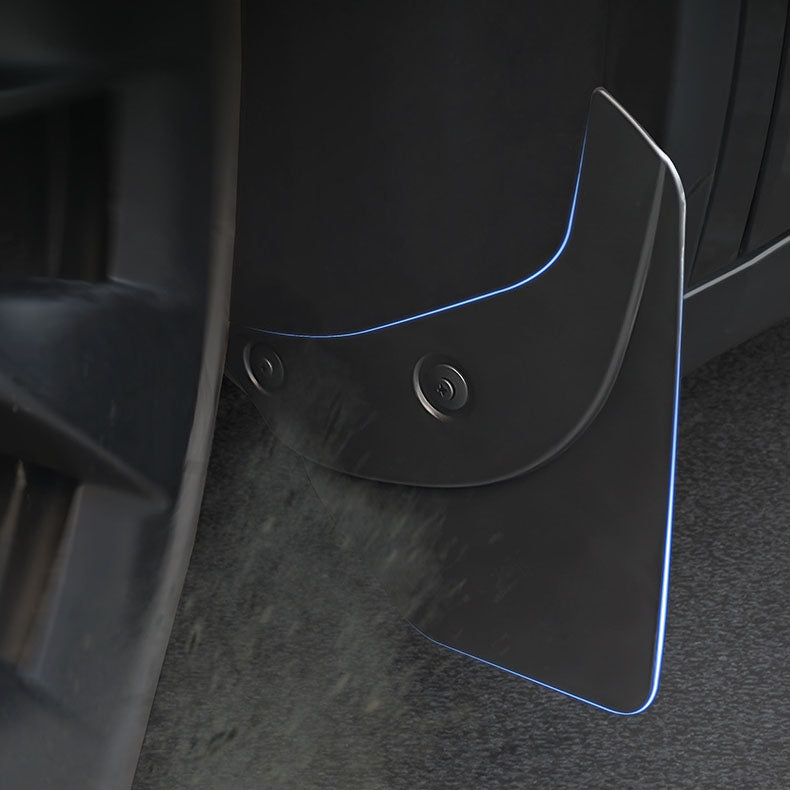 Car Fender Splash Guards TPE Clip-On No-Drill