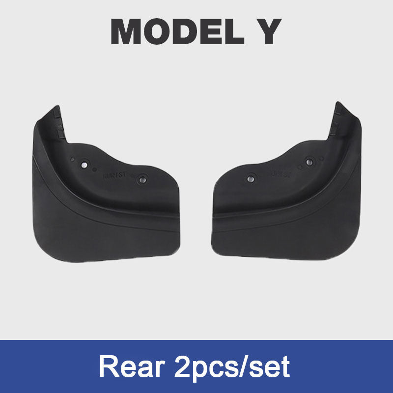 Car Fender Splash Guards TPE Clip-On No-Drill
