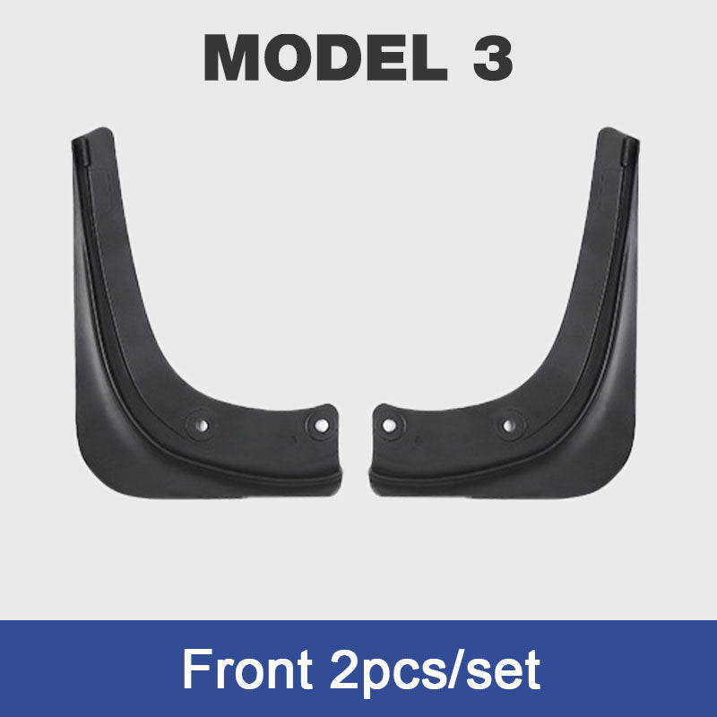 Car Fender Splash Guards TPE Clip-On No-Drill