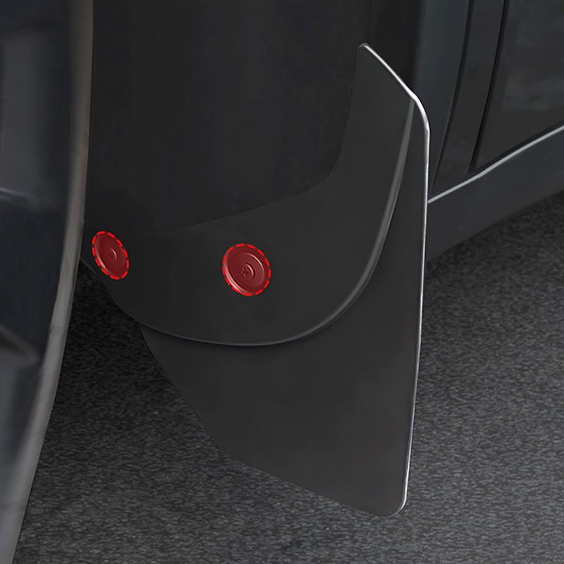 Car Fender Splash Guards TPE Clip-On No-Drill