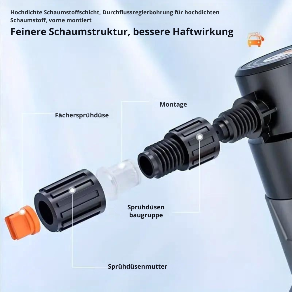 Car Foam Sprayer Cordless Rechargeable Adjustable Nozzle