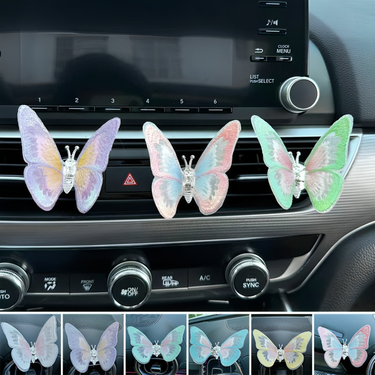 Car Hanging Butterfly Ornament Scented 4 Pack