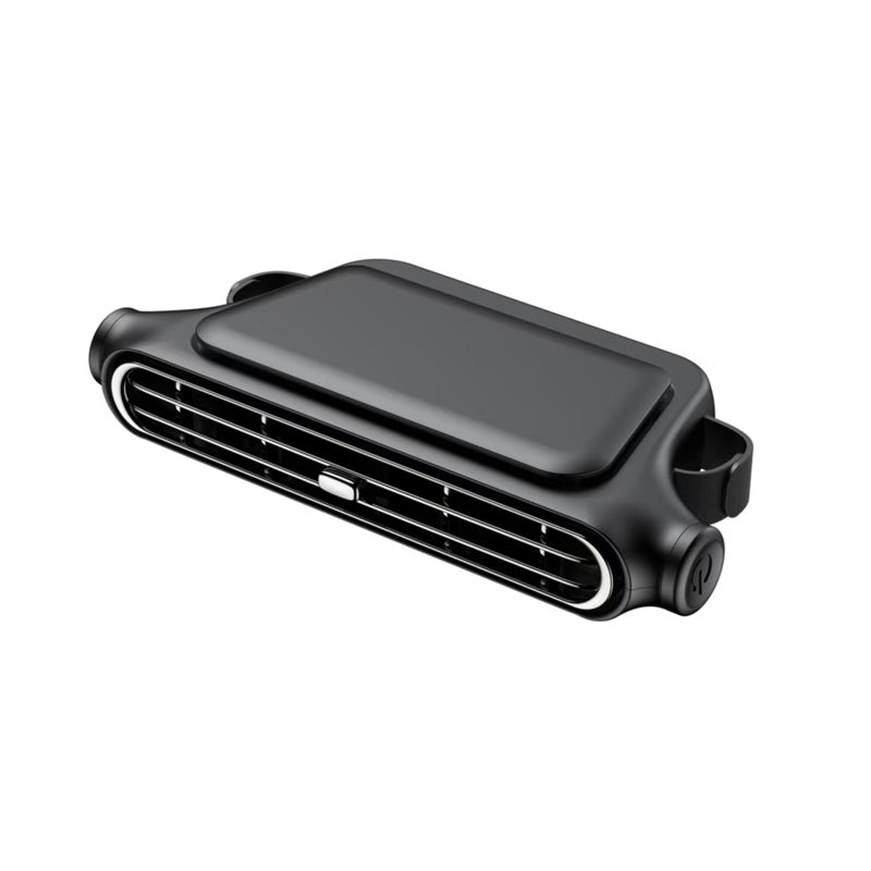 Car Headrest Fan Dual Turbine & Adjustable Nozzle