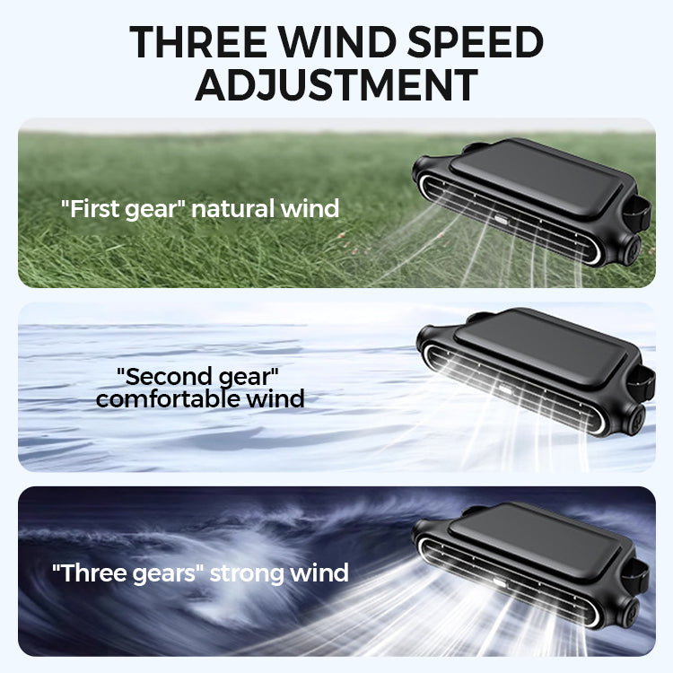 Car Headrest Fan Dual Turbine & Adjustable Nozzle