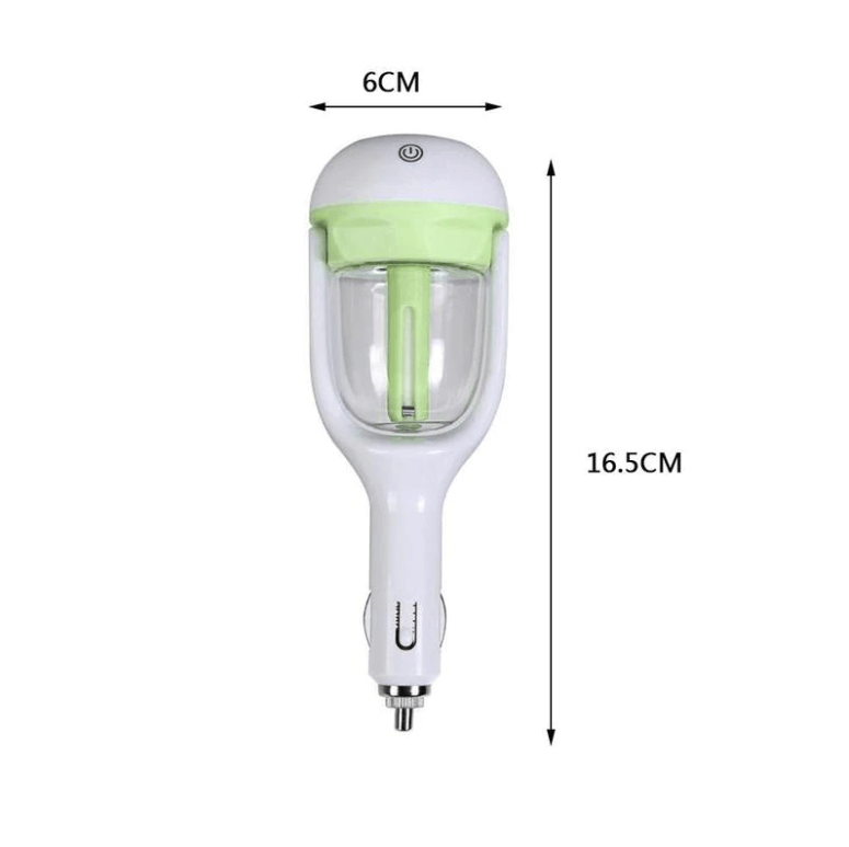 Car Humidifier Ultrasonic Aromatherapy 2-Hour Auto Shut-Off