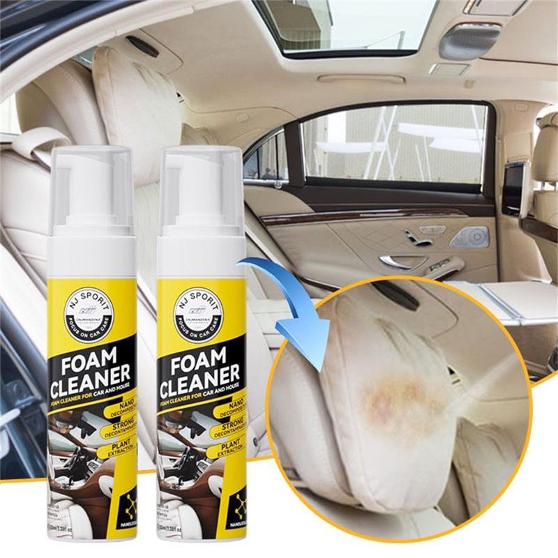 Car Interior Cleaner Foam Spray Leather & Fabric Safe