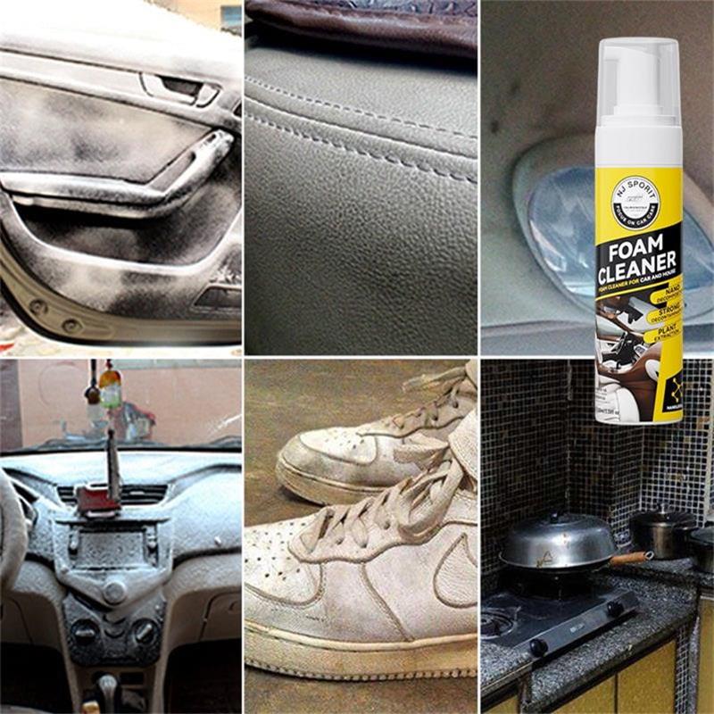 Car Interior Cleaner Foam Spray Leather & Fabric Safe