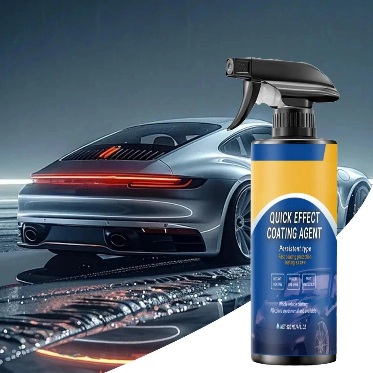Car Nano-Ceramic Sealant 3-in-1 Hydrophobic Up To 3 Months