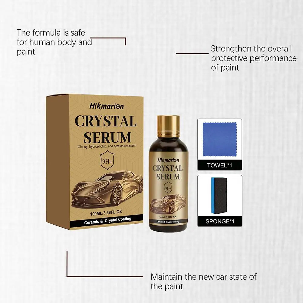 Car Paint Coating Crystal Gloss Hydrophobic 100ml