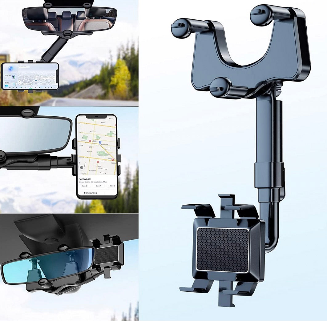 Car Phone Holder 360° Rotatable & Foldable