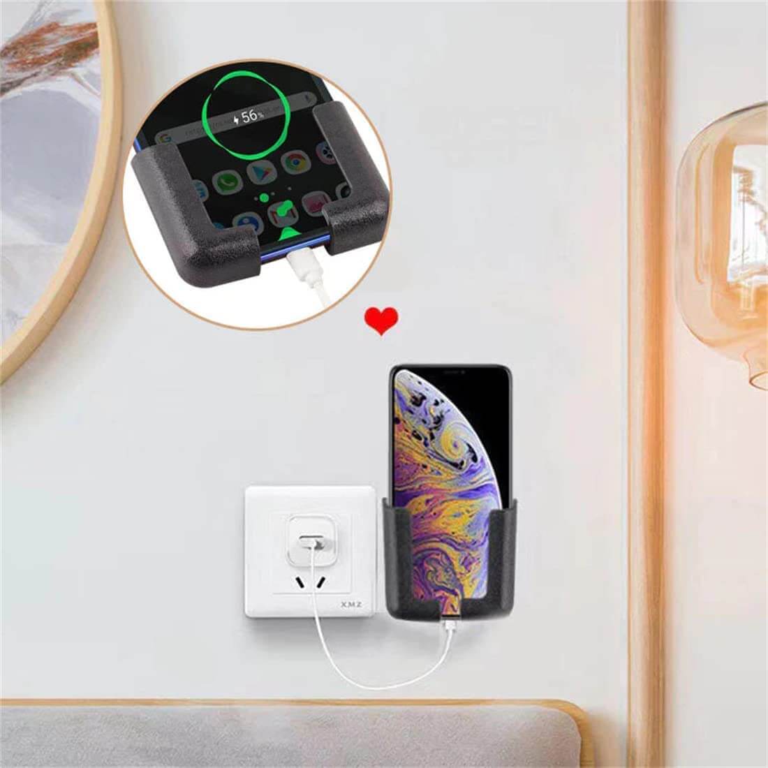 Car Phone Mount Adjustable Horizontal & Vertical Self-Adhesive