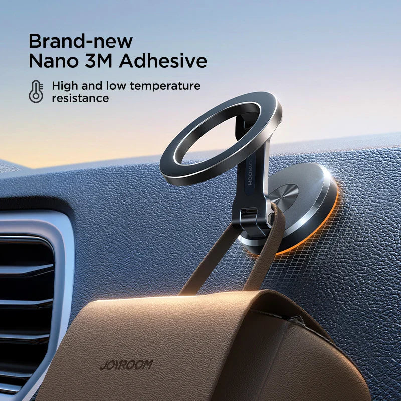 Car Phone Mount Strong Magnetic 360° Rotatable Foldable