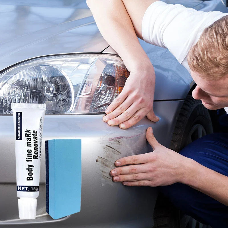 Car Scratch Repair Paste Abrasive & Filler Includes Sponge