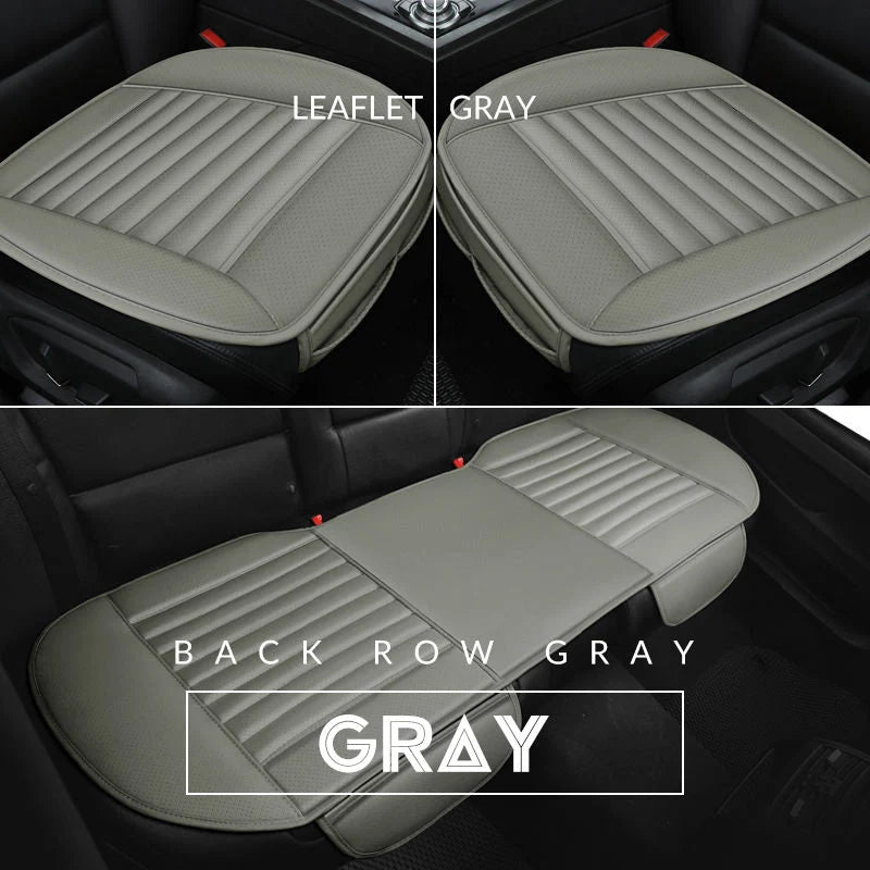 Car Seat Cushion Ergonomic Tailbone Support Ventilated PU Leather