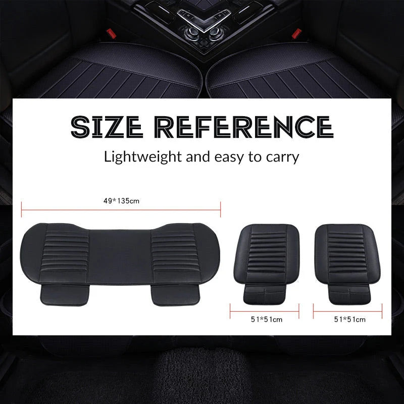 Car Seat Cushion Ergonomic Tailbone Support Ventilated PU Leather