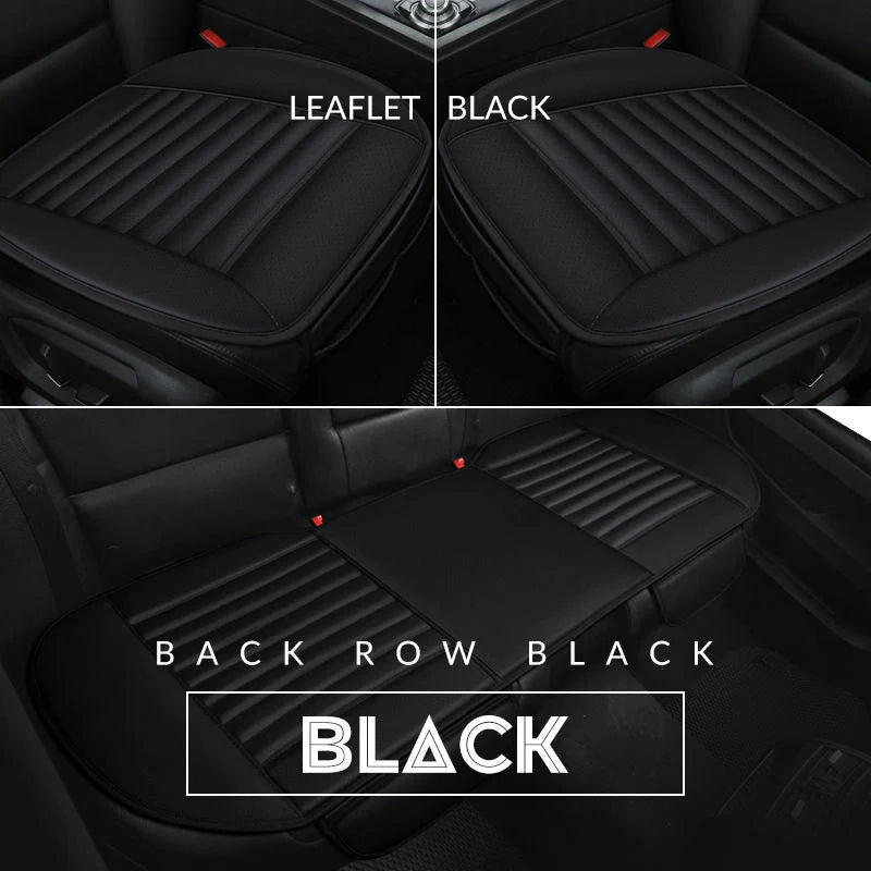 Car Seat Cushion Ergonomic Tailbone Support Ventilated PU Leather