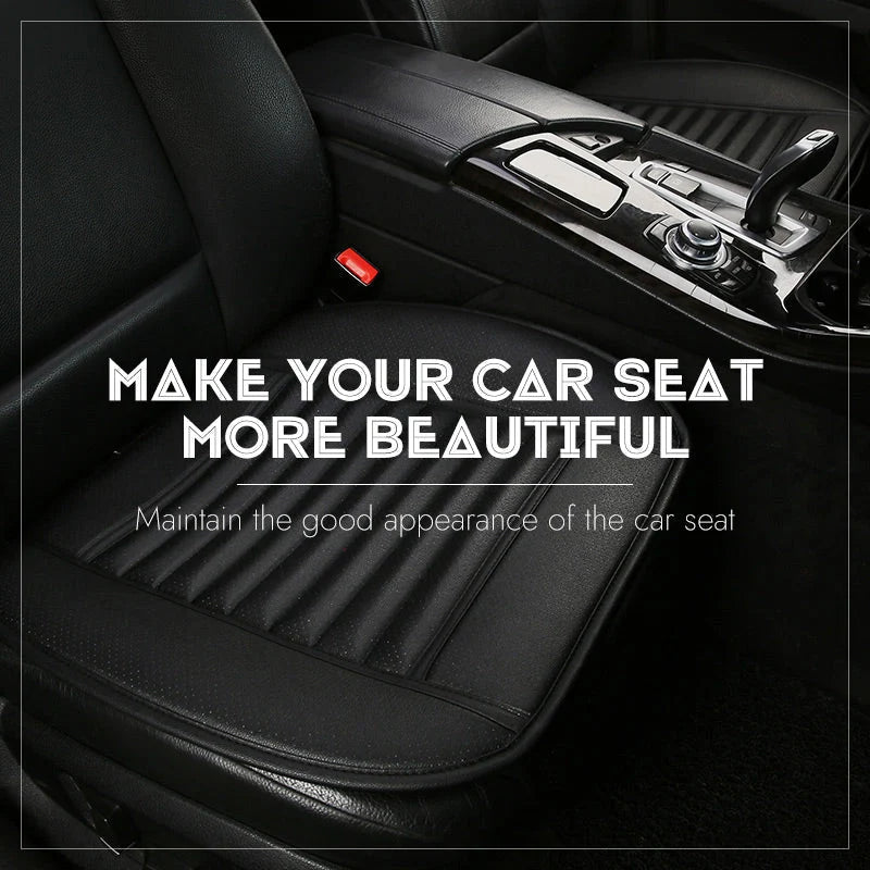Car Seat Cushion Ergonomic Tailbone Support Ventilated PU Leather