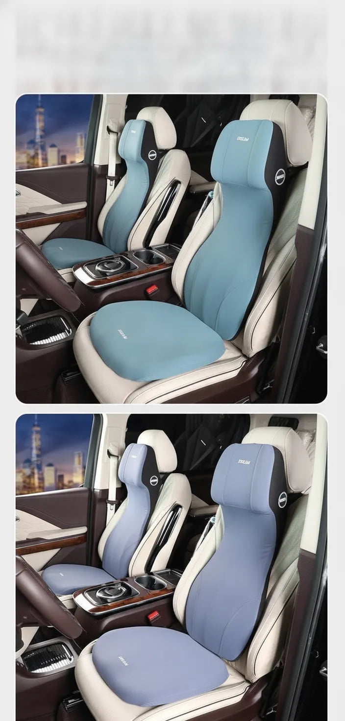 Car Seat Cushion Memory Foam Ergonomic Support Universal Fit