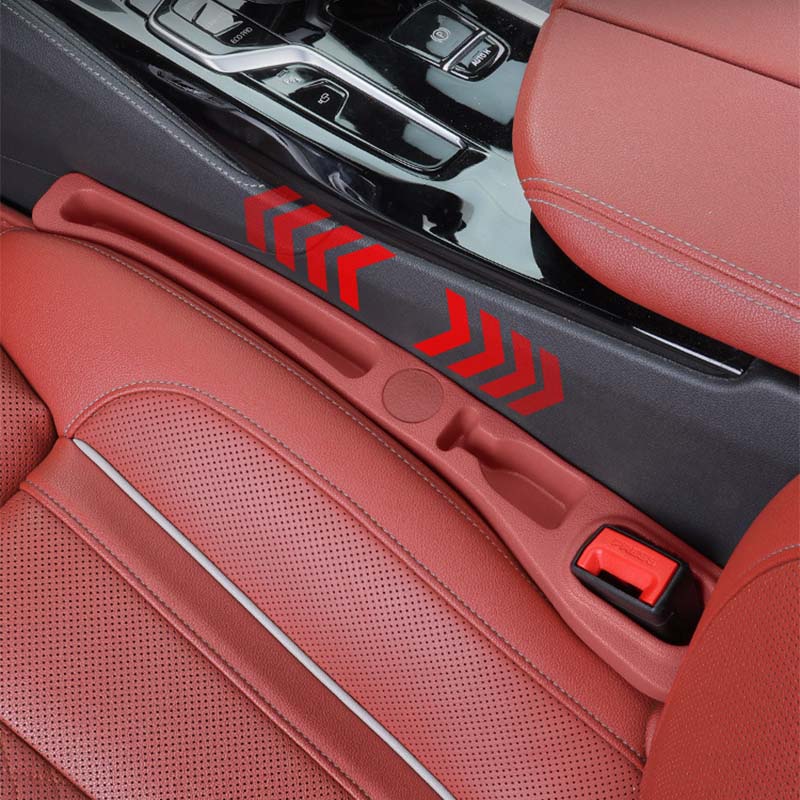 Car Seat Gap Filler Faux Leather Phone Storage