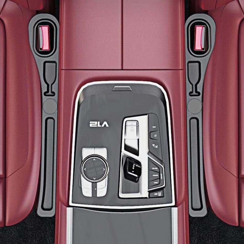 Car Seat Gap Filler Faux Leather Phone Storage