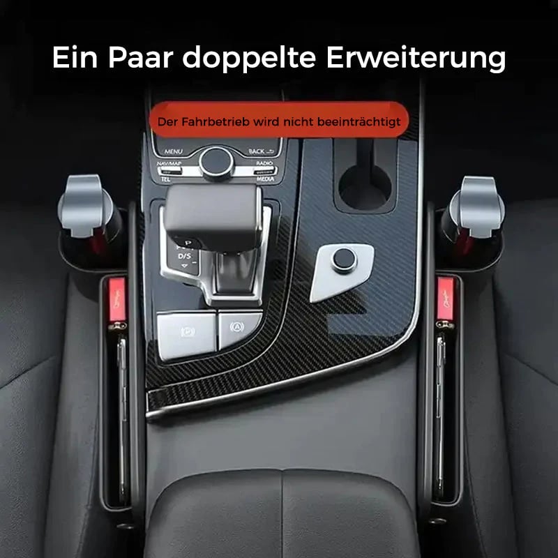 Car Seat Gap Organizer Multi-Compartment With Cup Holder