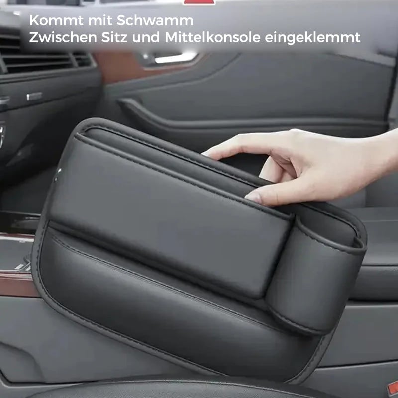 Car Seat Gap Organizer Multi-Compartment With Cup Holder