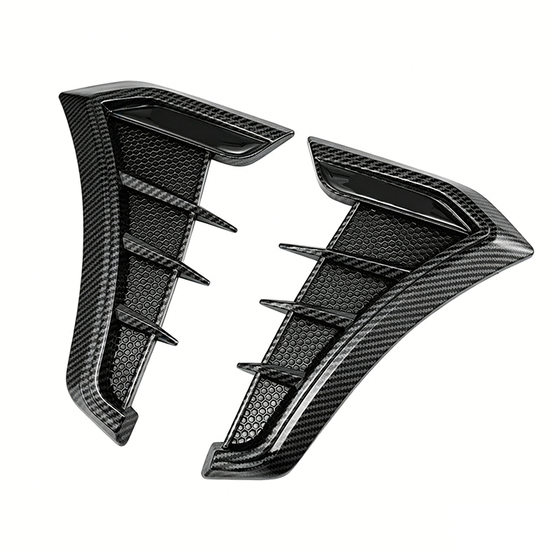 Car Side Vents Universal Carbon-Look Self-Adhesive