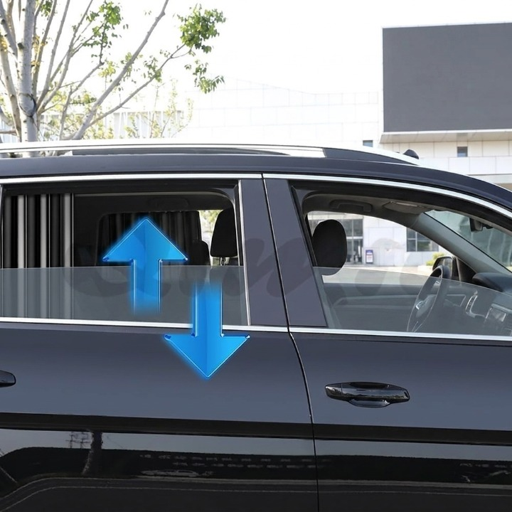 Car Sun Shades Magnetic UV-Blocking Foldable Set of 4
