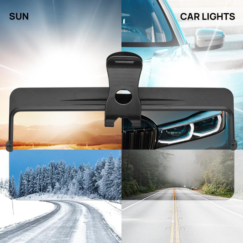 Car Sun Visor Extender Polarized Acrylic Universal Clamp
