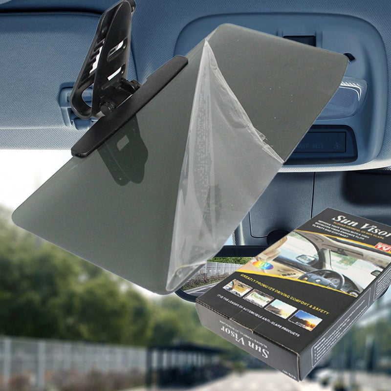 Car Sun Visor Extension Polarized Clip-On 180 Degree Swivel