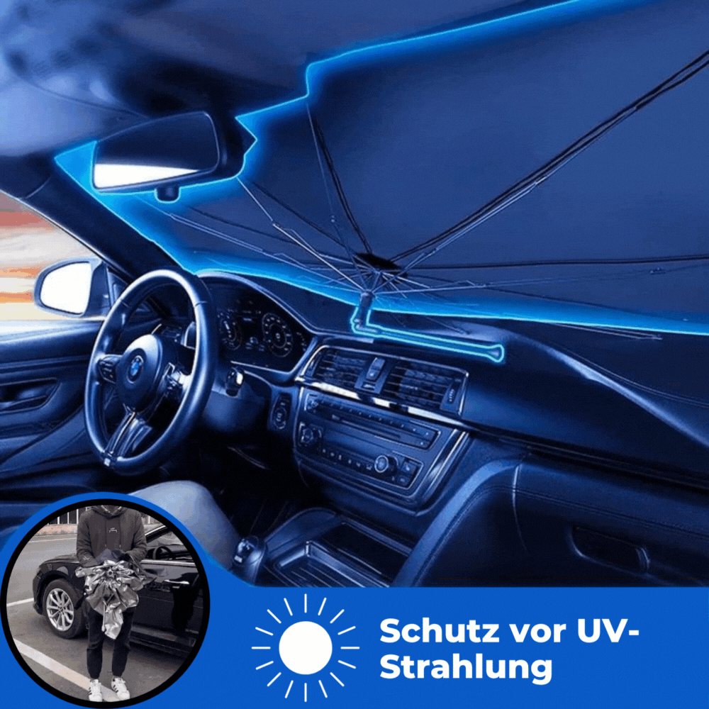 Car Sunshade 360° Rotating Handle Foldable UV Protection