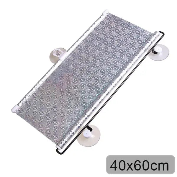 Car Sunshade Extendable One-Hand Suction Cup