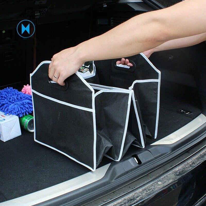 Car Trunk Organizer Foldable 3-Compartment Waterproof