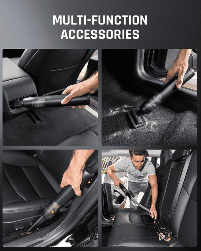 Car Vacuum Cordless Powerful Suction 30-Min Runtime
