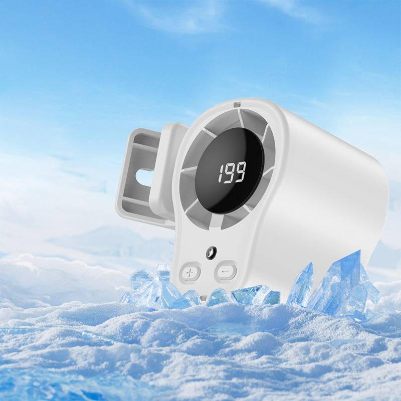 Car Vent Fan Clip Mount 3-Speed USB Rechargeable