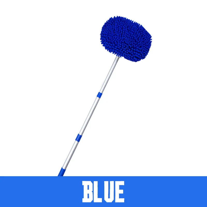 Car Wash Brush Telescopic Aluminum Handle & Microfiber Head